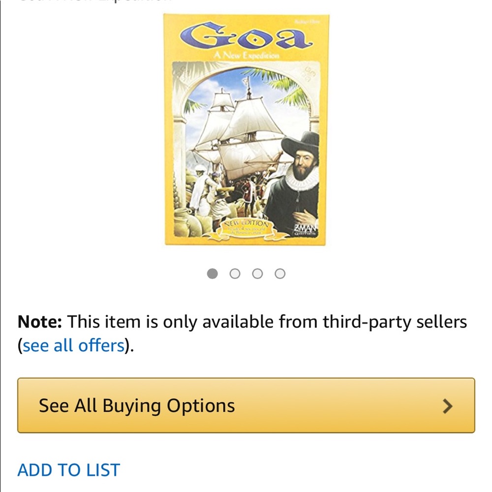 Z-Man Games Goa a New Expedition